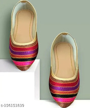 flip flop punjabi jutti khussa shoes indian shoes bridal shoes Mojari ju... - $403.81 MXN