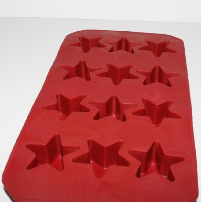 Primary image for Red Chocolate Molder Silicon Star Shape