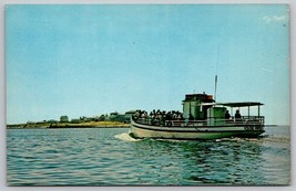 Vintage Excursion Boat Viking Star Island Iles of Shoals New Hampshire Postcard - £3.96 GBP