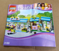 2012 Lego Friends 3188 Heartlake Vet Building Instruction Manual ONLY - £5.52 GBP