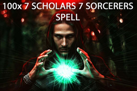 100X 7 SCHOLARS THE SEVEN SORCERERS GIFTS EXTREME HIGH MAGICK RING PENDANT image 2