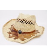 STETSON Rodeo Drive HAT Collection Cowboy Western Leather Trim Medal RARE - £70.80 GBP