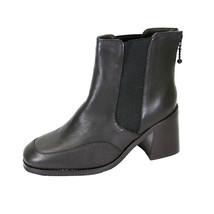 PEERAGE Cheyenne Women&#39;s Wide Width Leather Dress Ankle Boots - £35.34 GBP