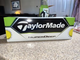 TaylorMade Super Deep Golf Balls One Dozen New Yellow - £20.90 GBP