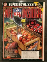 NFL Insider Magazine Super Bowl XXXIV Premiere Issue Feb/March 2000 - £9.29 GBP