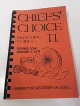 Vintage Marching Chief’s Choice Cookbook Orange Bowl 1974 La Crosse Wisconsin - £7.90 GBP