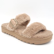 Koolaburra Women Double Strap Slide Sandals Furr-Ah Size US 5 Amphora Faux Fur - £33.30 GBP