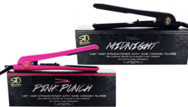 2 Pack Special. 1.25&quot; Professional Ceramic Hair Straightener flat Irons - £55.02 GBP