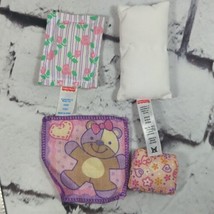 Fisher Price Dollhouse Pillows and Blankets Lot of 4 - $19.79