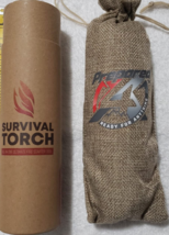 All-In-One Survival Torch Fire Starter Kit Waterproof Tinder Wick, Steel Striker - £29.12 GBP+