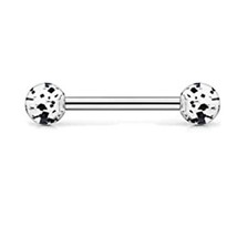 1PCS Steel Tongue Piercing Barbell Slave Rings Rose Tongue Ring For Wome... - £9.67 GBP