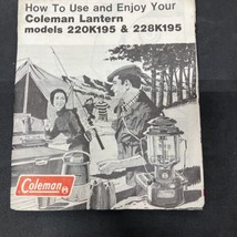 Vintage Coleman Lantern Instructions manual for Models 220K95 &amp; 228K195 - £5.46 GBP