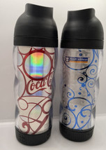 Coca-Cola Travel Mugs Tumblers bottle 9.5&quot; Royal Caribbean Red White Sil... - £11.02 GBP