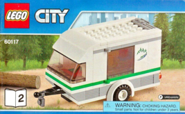 Instruction Book 2 Only For LEGO CITY Van &amp; Caravan 60117  No Bricks or Figs - £5.01 GBP