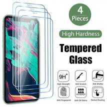 4x Tempered Glass Screen Protector for iPhone 14 13 12 11 Pro Max Mini 7 8 6 6S  - £7.64 GBP+