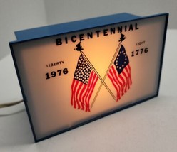 VTG GE Bicentennial Liberty Light 1776 1976 Lamp Box Nightlight Man Cave Patriot - £23.34 GBP