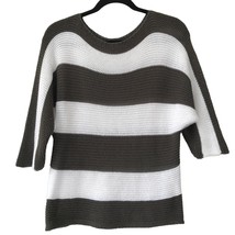 Carina Ricci Small Green Blocked Striped Dolman Sleeve Oversized Sweater... - £13.23 GBP