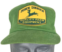 John Deere Vintage Corduroy Louisville KY Trucker Farmer Made in USA - $79.90
