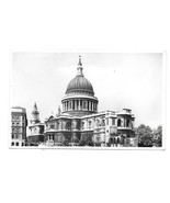 UK London England St Paul's Cathedral Valentine & Sons G;ossy RPPC Postcard - £3.97 GBP