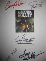 Silver Bullet Signed Film Moive Script Screenplay X5 Autograph Stephen King Gary - £15.72 GBP