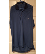 Southern Marsh Short Sleeve Polo Blue Stripe Men’s Size  Medium Long - £13.68 GBP