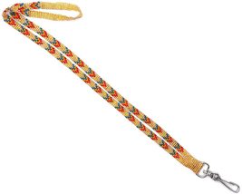 Mia Jewel Shop Native Inspired Seed Bead Pattern Thin Strap Lanyard Hold... - $19.79