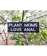 Plant Moms Love Anal, Succulents, Gardening Gift, Adult, Embroidered Patch - £10.23 GBP