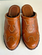 Sonora Women’s Brown Leather Clogs Size 7M - $33.10
