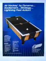 Dynamo Air Hockey Table Arcade Game Promo FLYER Advertising Vintage Artwork - £15.17 GBP