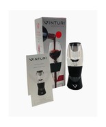 Vinturi Red Wine Aerator Decanter With No Drip Stand Clear Glass Boxed - £9.44 GBP