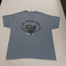 Gildan Ultra Cotton USA Let Freedom Ring Men's Blue Cotton Graphic T-Shirt Sz XL image 12