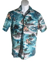 RJC Men&#39;s Short Sleeve Button Down Hawaiian Shirt Medium - £8.64 GBP