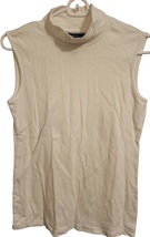 Karen Scott Women&#39;s S White Mock Neck Sleeveless Stretch Top - $13.00