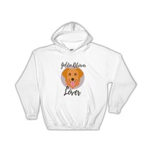 Golden Retriever Lover : Gift Hoodie Dog Cartoon Funny Owner Heart Cute Pet Mom  - £28.30 GBP