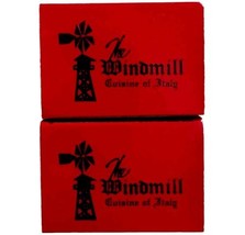 The Windmill Restaurant Vintage Box Matches Lot Of 2 The Barnyard Carmel CA E11 - $19.99