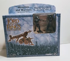 Lord of the Rings Uruk-Hai Seige Ballista with 2 Uruk-hai soldiers. New ... - $22.00