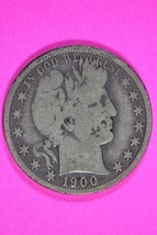 1900 O Barber Liberty Half Dollar Scarce Semi Key Date Coin New Orleans 279 - $35.27