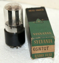 Sylvania 6SN7GT Audio Vacuum Tube ~ NOS - $184.99