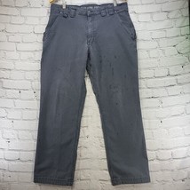 Duluth Trading Flex Fire Hose Mens Sz 36X32 Gray Workwear  Flaws Spots  - $19.79