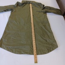 Woolrich HLJ0153S Women Small Green Lightweight Hooded Rain Jacket Utility Parka image 7