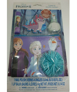 Frozen 2 Cosmetic Set 5 piece Nail Polish Lip Balm Light Up Hair Extensi... - £9.63 GBP