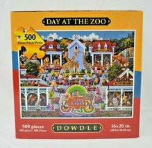Dowdle Puzzles - Day at the Zoo - 500 Piece Jigsaw Puzzle - 100% Complete  - £11.56 GBP