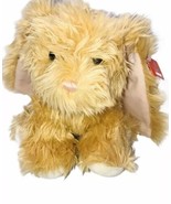 Aurora Long Hair Floppy Eared Bunny Brown NWT About 9” Tall Plush Rabbit... - $23.00