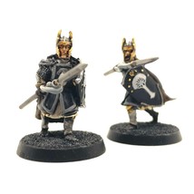 Games Workshop Numenor Spearmen 2 Painted Miniatures Arnor Gondor Warrior - £51.11 GBP