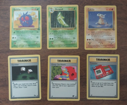 06 Cards Pokemon 1999 2000 Basic Trainer - £7.80 GBP