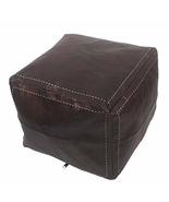 Terrapin Trading Ltd Fairtrade Handmade Moroccan Kasbah Ottoman Leather ... - £75.13 GBP