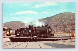 Steam Engine Shay #1 Steamtown USA Bellows Falls VT UNP Chrome Postcard Q2 - £3.07 GBP