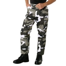 Tactical BDU Pants City Camouflage Cargo Uniform 6 Pocket Military Army ... - $44.27+