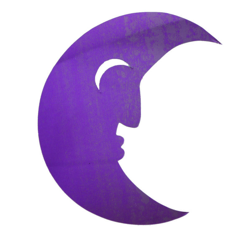 Cut- Out Shape - MAN ON MOON 2.5" and 5.0" in 12 Colors (6268)