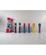 7 DC Comics and Marvel Superheroes Pez Dispenser Lot: Batman, Spider Man... - $167.26 MXN